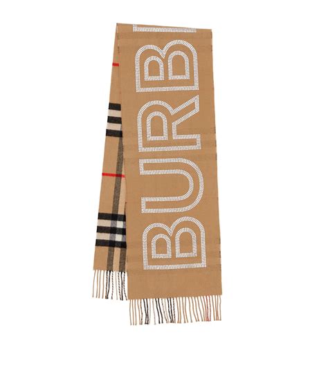 burberry big logo scarf|genuine burberry scarf.